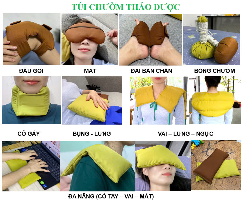 Túi chườm thảo dược 100% thiên nhiên