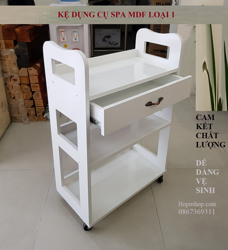 Xe đẩy dụng cụ MDF loại 1