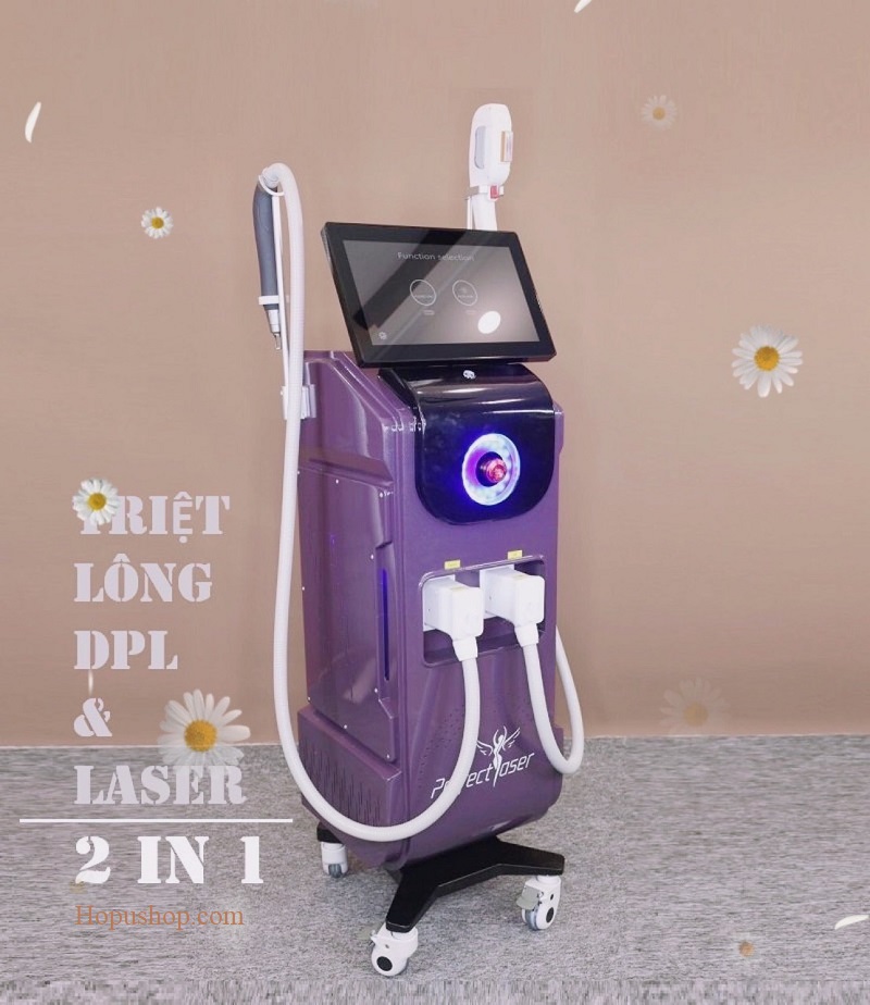 MÁY TRIỆT LÔNG DPL PERFECT LASER 2IN1