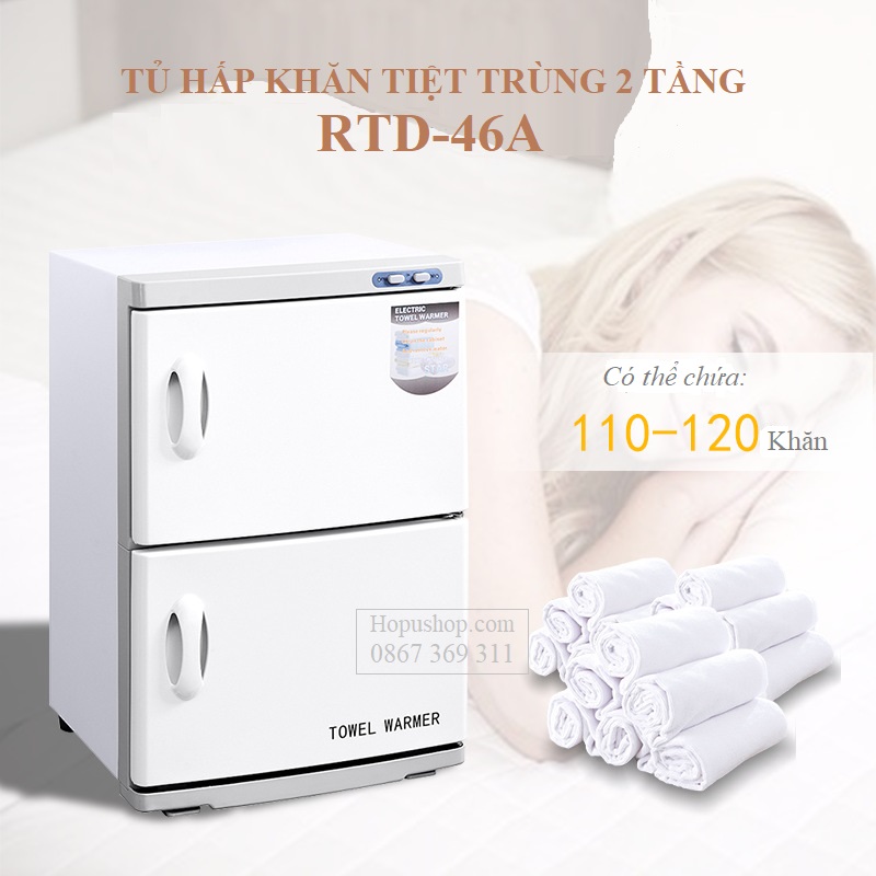 TỦ HẤP KHĂN TIỆT TRÙNG 2 TẦNG RTD-46A