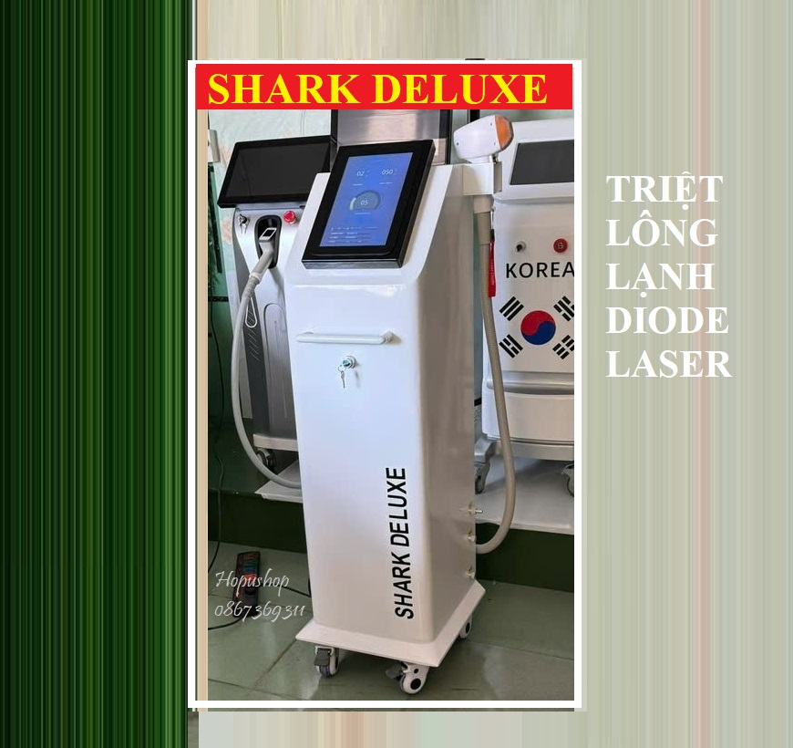 Máy triệt lông lạnh SHARK DELUXE