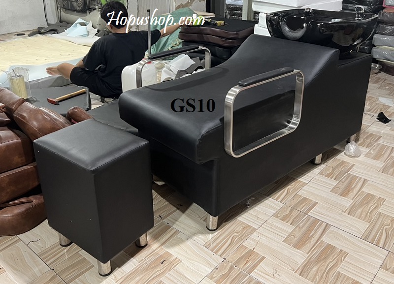 Giường gội đầu ngắn, có đôn GS10