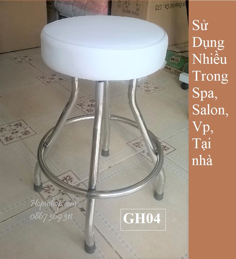 Ghế ngồi inox cố định GH04