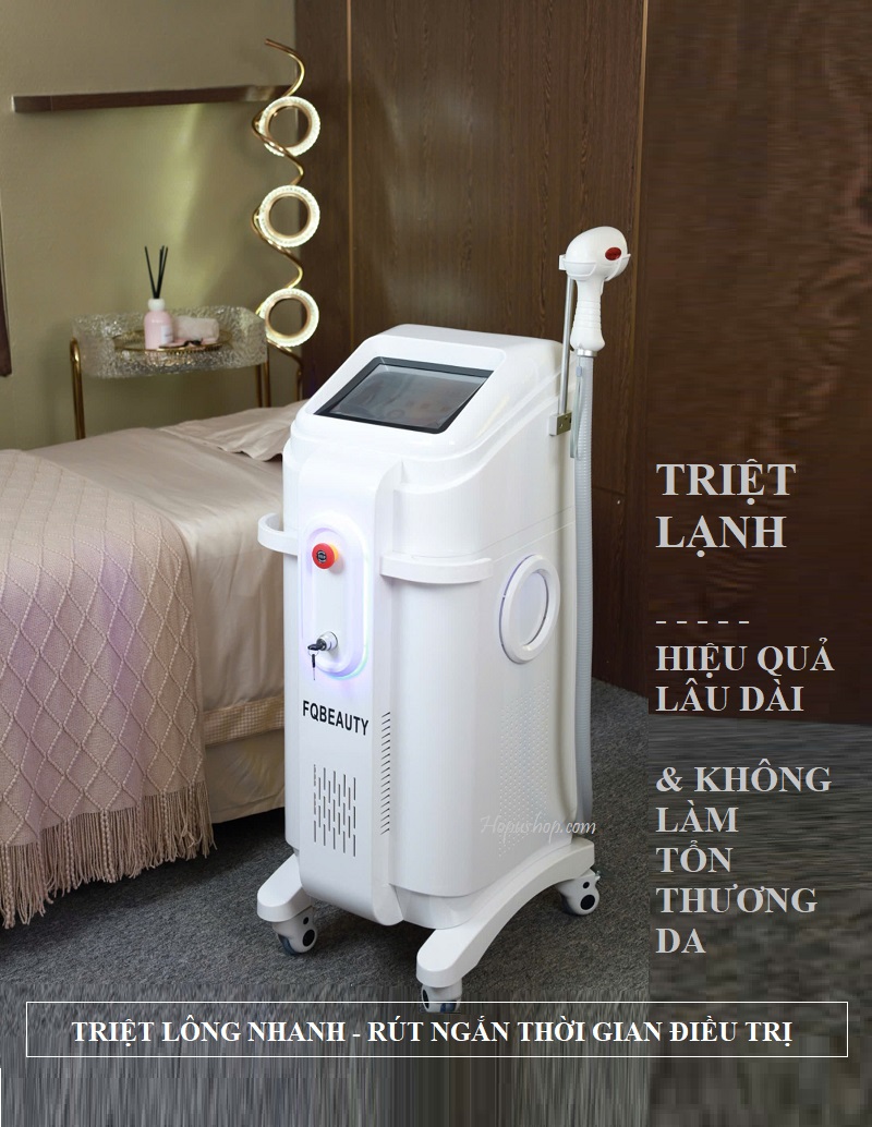 Máy triệt lông lạnh diode laser FQBEAUTY 10 thanh