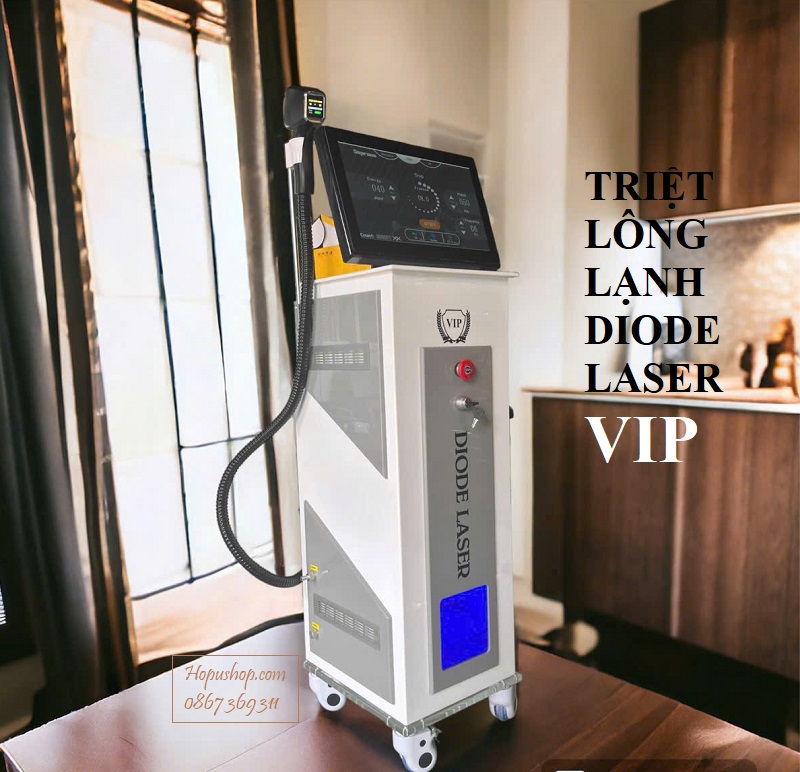 Máy triệt lông lạnh DIODE LASER VIP