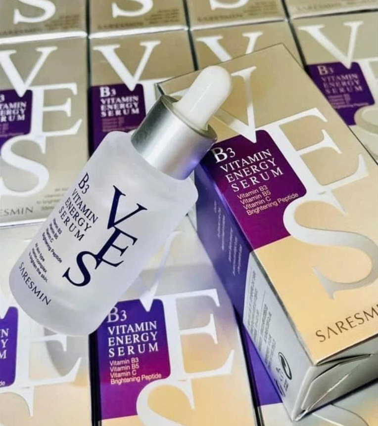 Serum Vitamin B3 trắng sáng phục hồi VES Saresmin Hàn Quốc 35ml